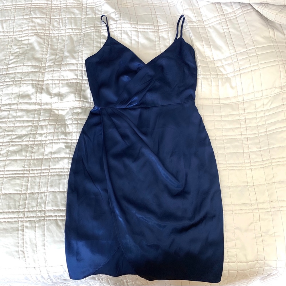Elegant sapphire blue GUESS dress